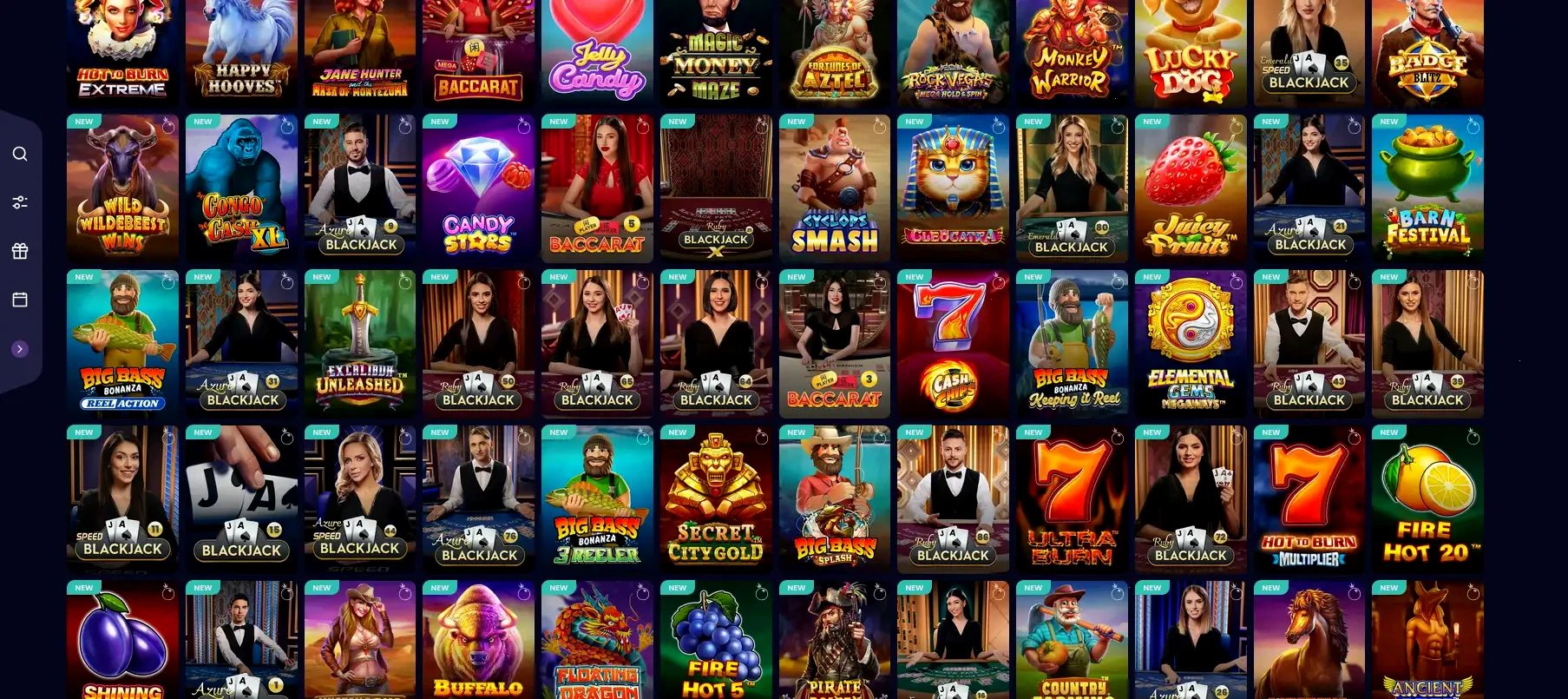 Kingdom Casino Spielauswahl